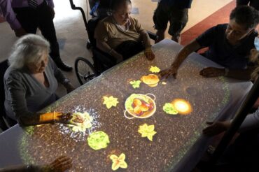 ‘Magic table’ uses technology and active play to help people with dementia