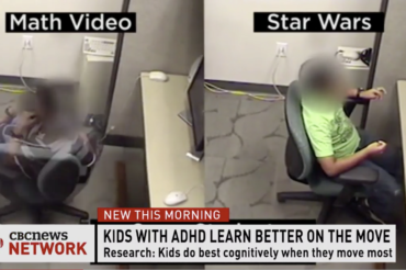 Children with ADHD move twice as much when learning, brain tests show